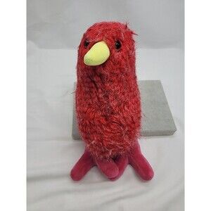 Vintage Gund Kilowatt Pink Rose Fluffy Kiwi Bird Stuffed Animal Plush Toy 93’